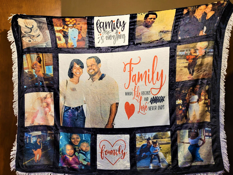 Thumbnail: Personalized 15 Panel Photo Blanket