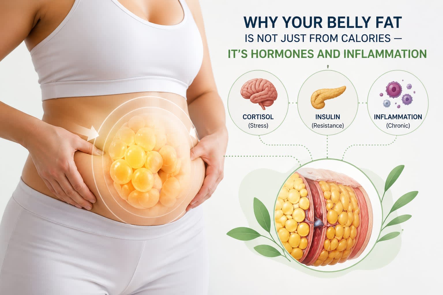 Why Your Belly Fat Is Not Just From Calories — It’s Hormones and Inflammation
