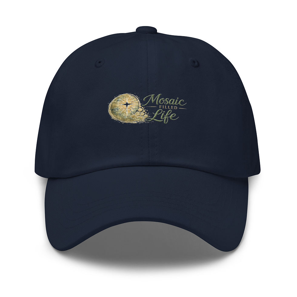 Thumbnail: Mosaic Filled Life Embroidered Dad hat