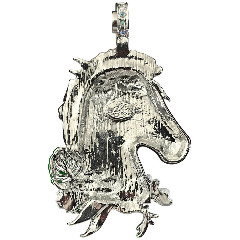 Thumbnail: Kirks Folly ZOEY ZEBRA Magnetic Enhancer silvertone