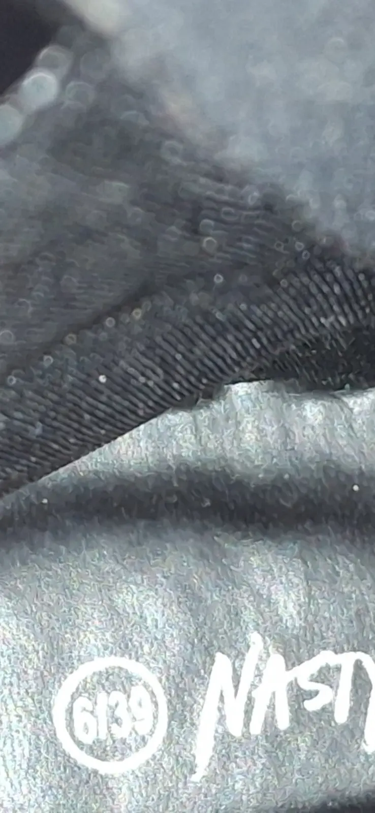 Thumbnail: Women’s size 8.5 Calf High black Faux leather lace goth emo punk