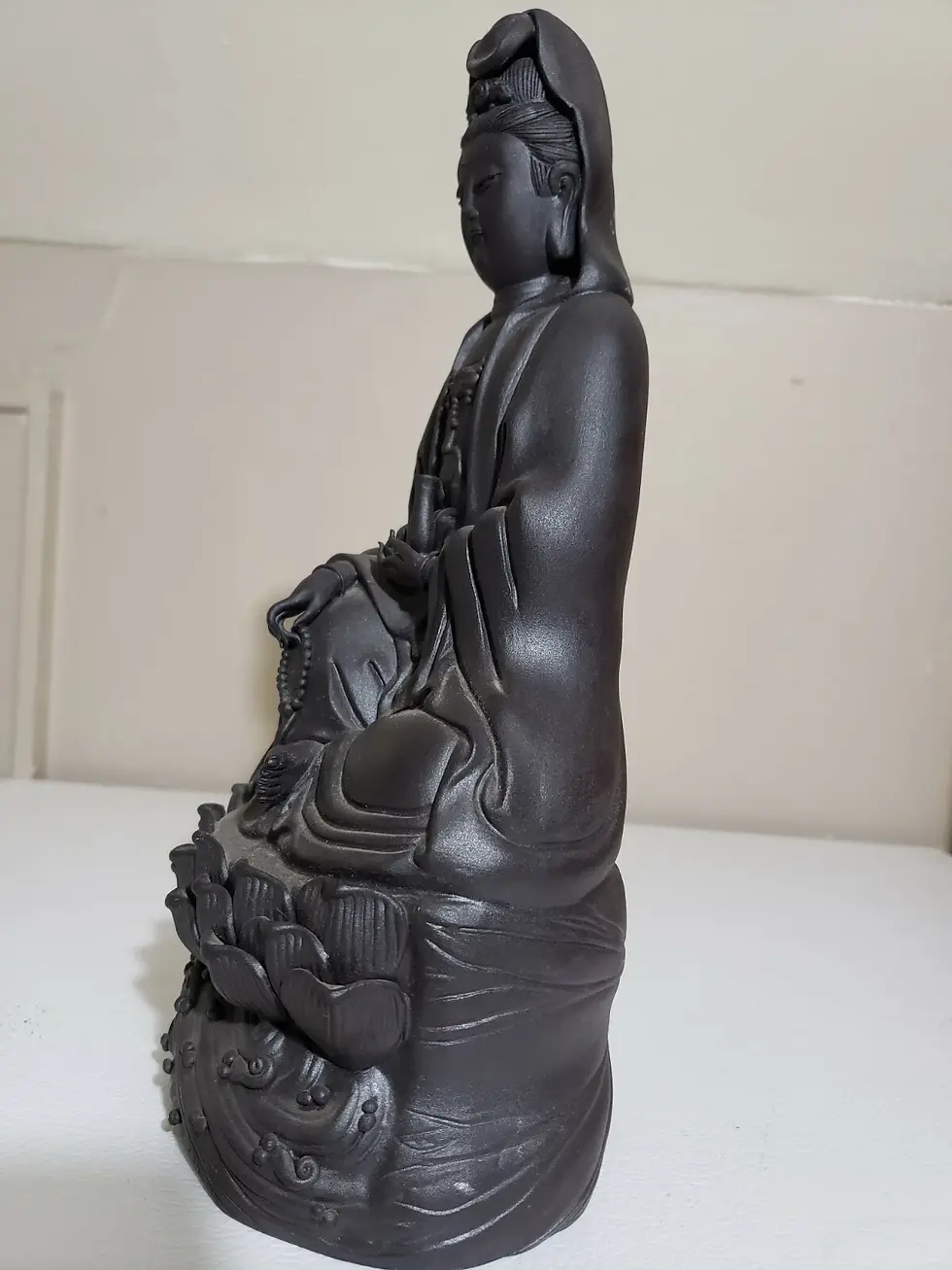 Thumbnail: Sitting Goddess Quan Yin Statue 13in