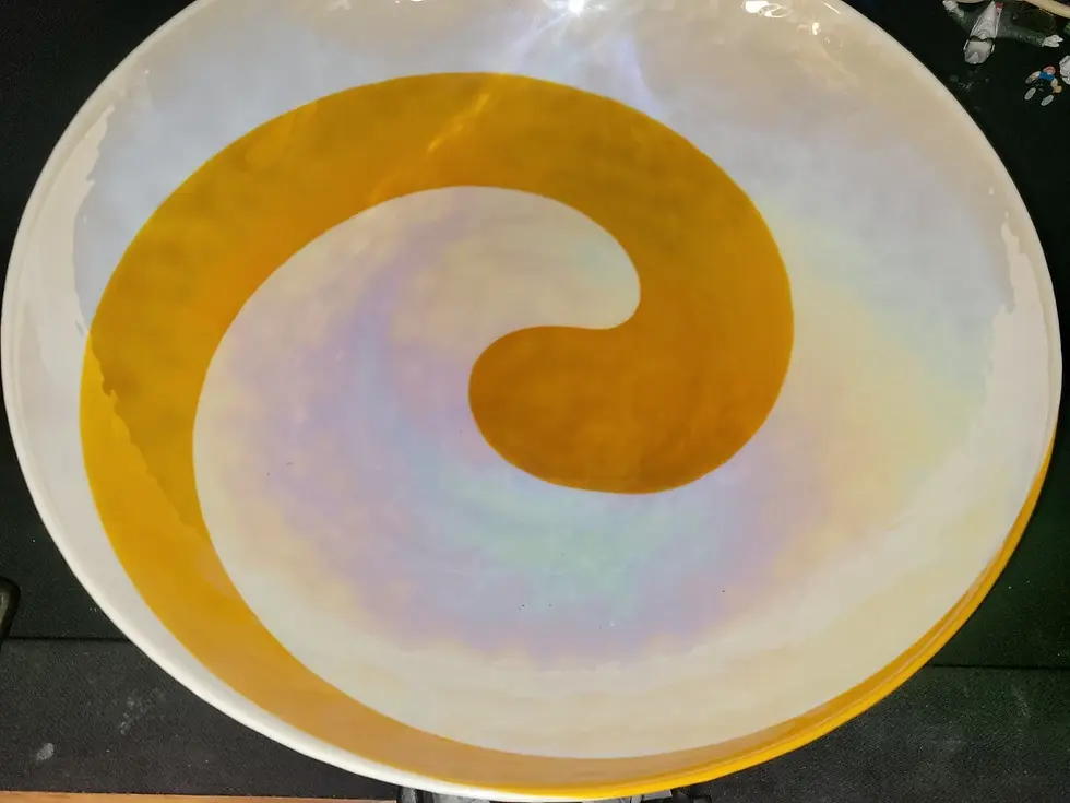 Thumbnail: Italian Murano Modern Glass Centerpiece Bowl