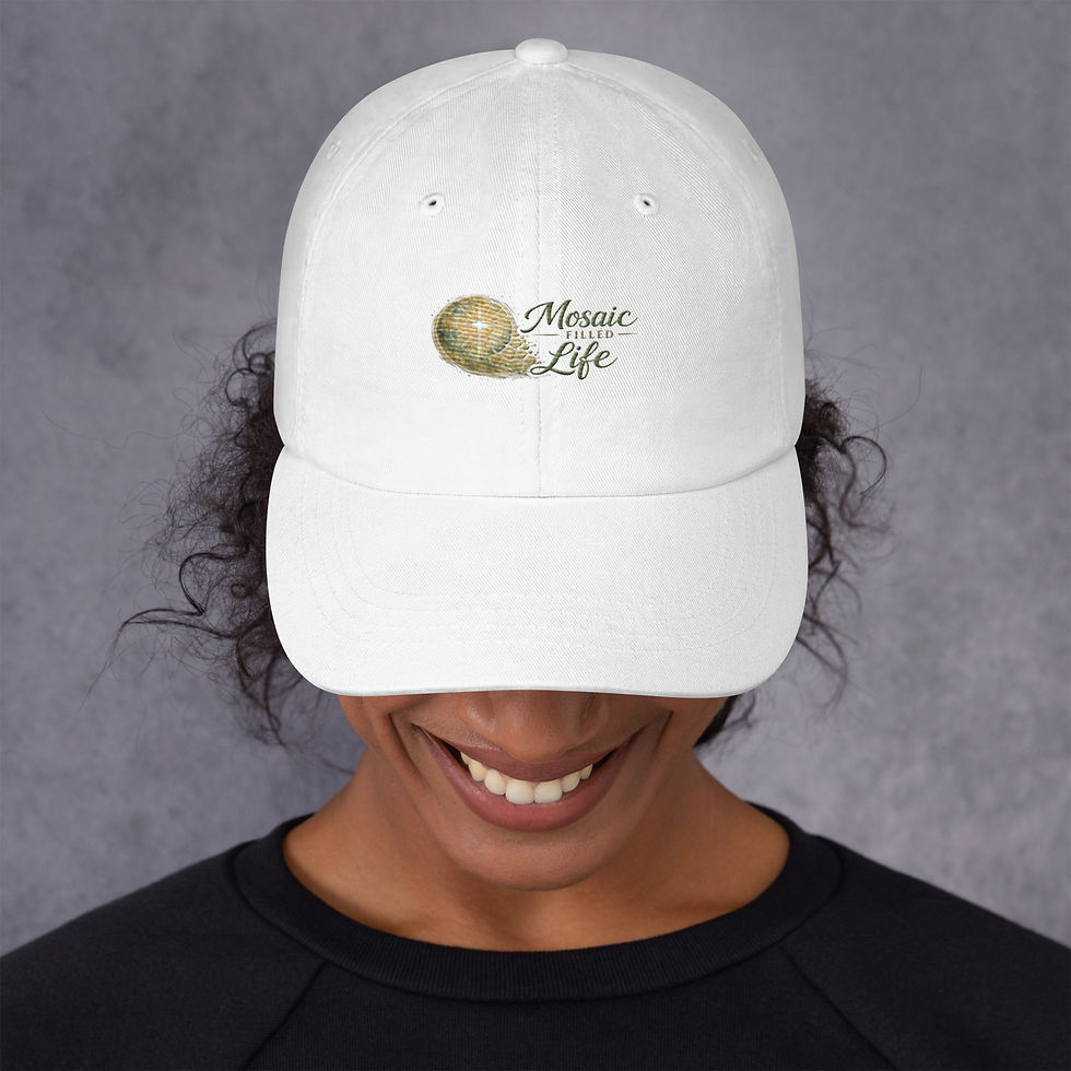 Thumbnail: Mosaic Filled Life Embroidered Dad hat