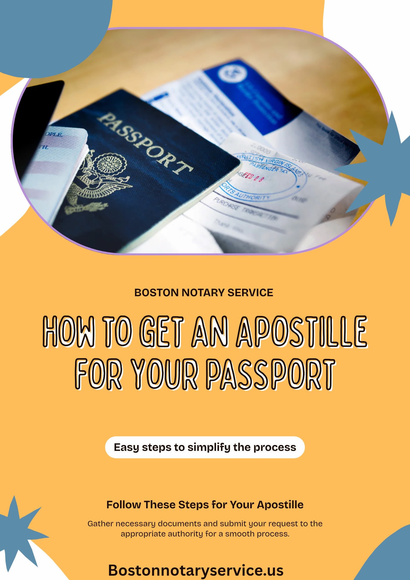 How to Get an Apostille for a Copy of Your Passport