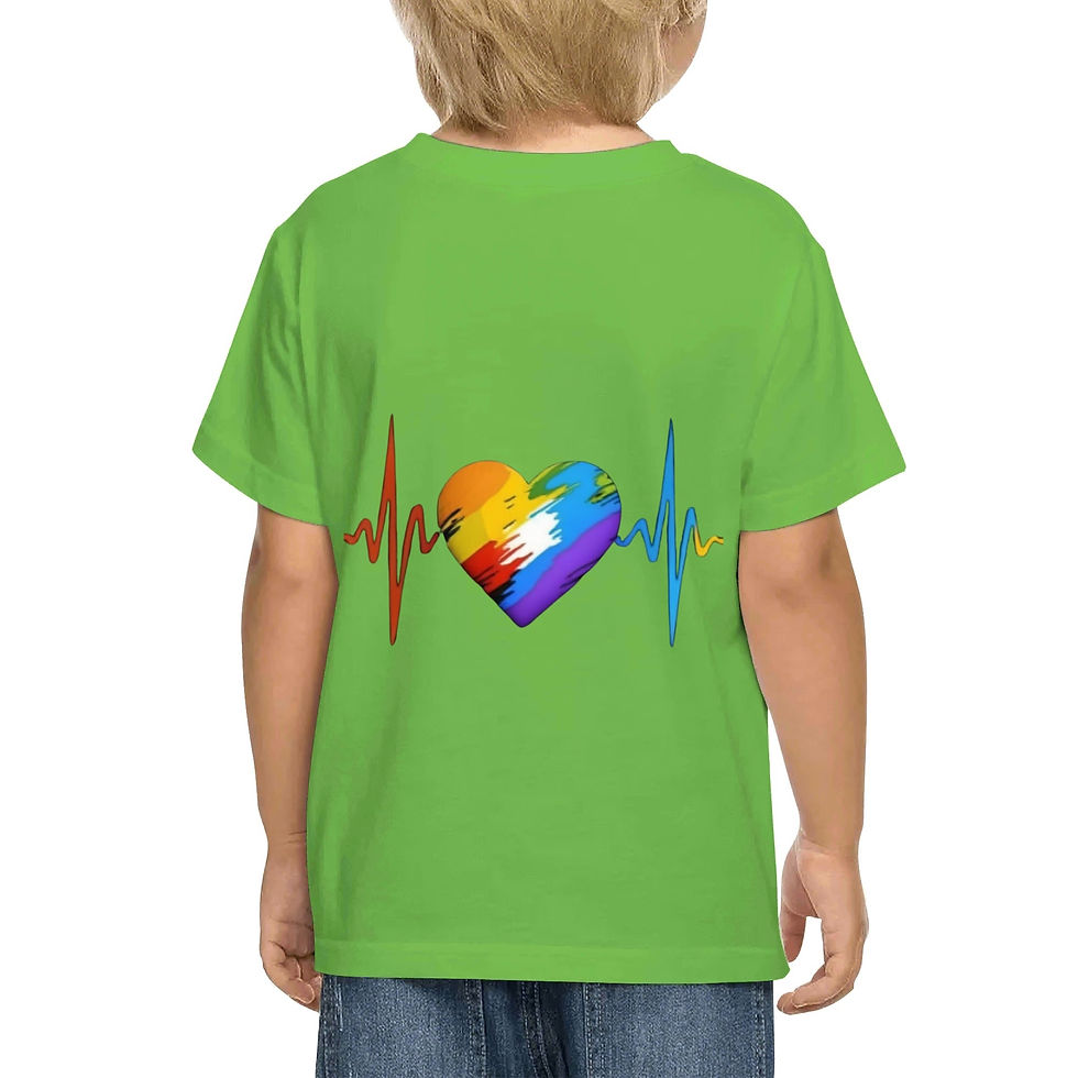 Thumbnail: Kids Cotton Front & Back Printing T-Shirt