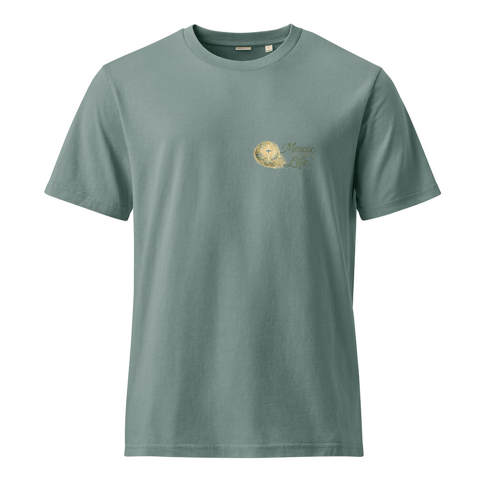 Thumbnail: Mosaic Filled Life Unisex  Vintage T-Shirt Vintage Colors