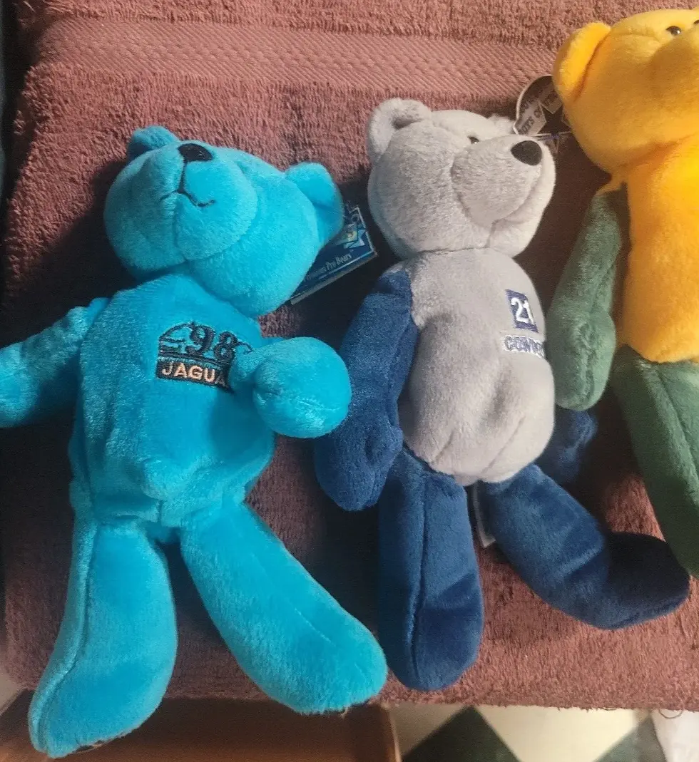 Thumbnail: 6 1998 Limited Treasures NFL Plush Bears