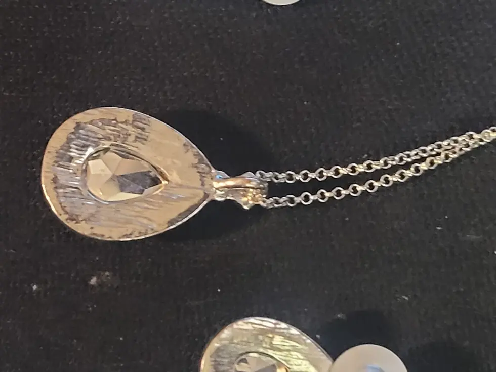 Thumbnail: Monet Blue Stone & CZ Necklace Earring Set