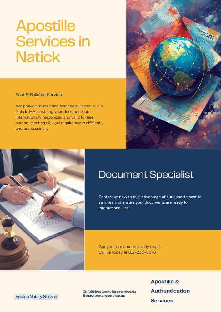 Apostille Services in Natick, MA | Boston Notary Service