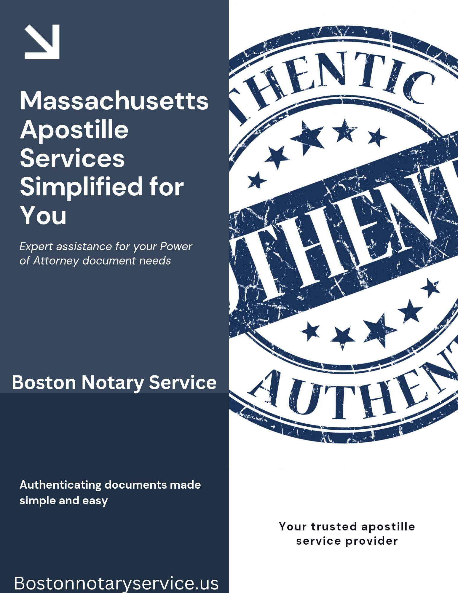 Massachusetts Apostille Service - Power of Attorney & Document Authentications