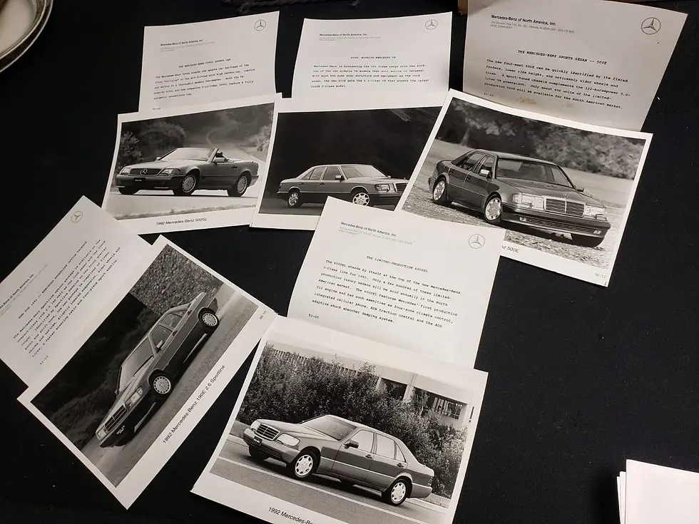 Thumbnail: 1992 Mercedes-Benz Media Info Press Kit