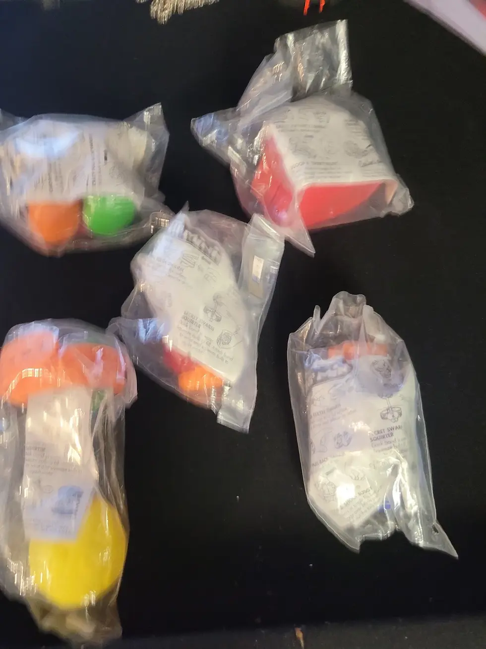 Thumbnail: 1997 BK M&M's Minis Candy Action Toy Set