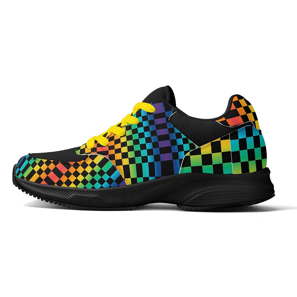 Thumbnail: Adult Low Top Mesh and PU Platform Athletic Shoes WIth Personalized Logo /Name