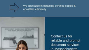 Massachusetts Certified Business Record Retrieval and Apostilles