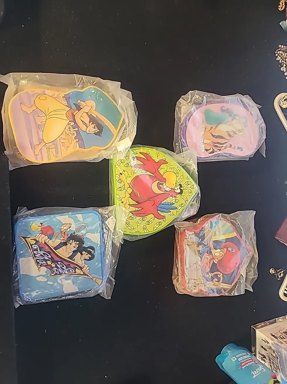 Thumbnail: 5 Vtg 1994 BK Disney Aladdin Hidden Treasures