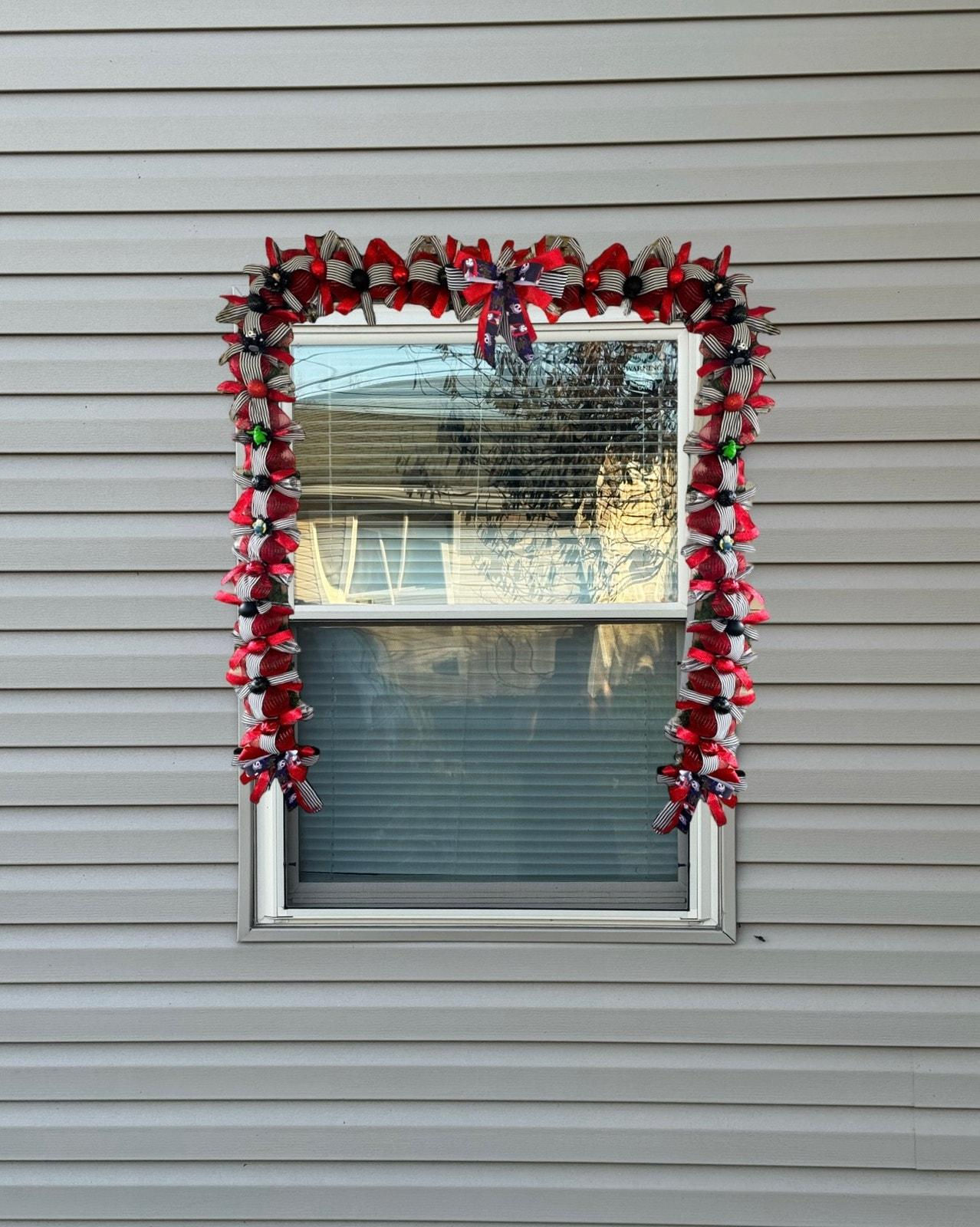 Nightmare Before Christmas 6 Ft Garland – Handmade Jack Skellington Holiday