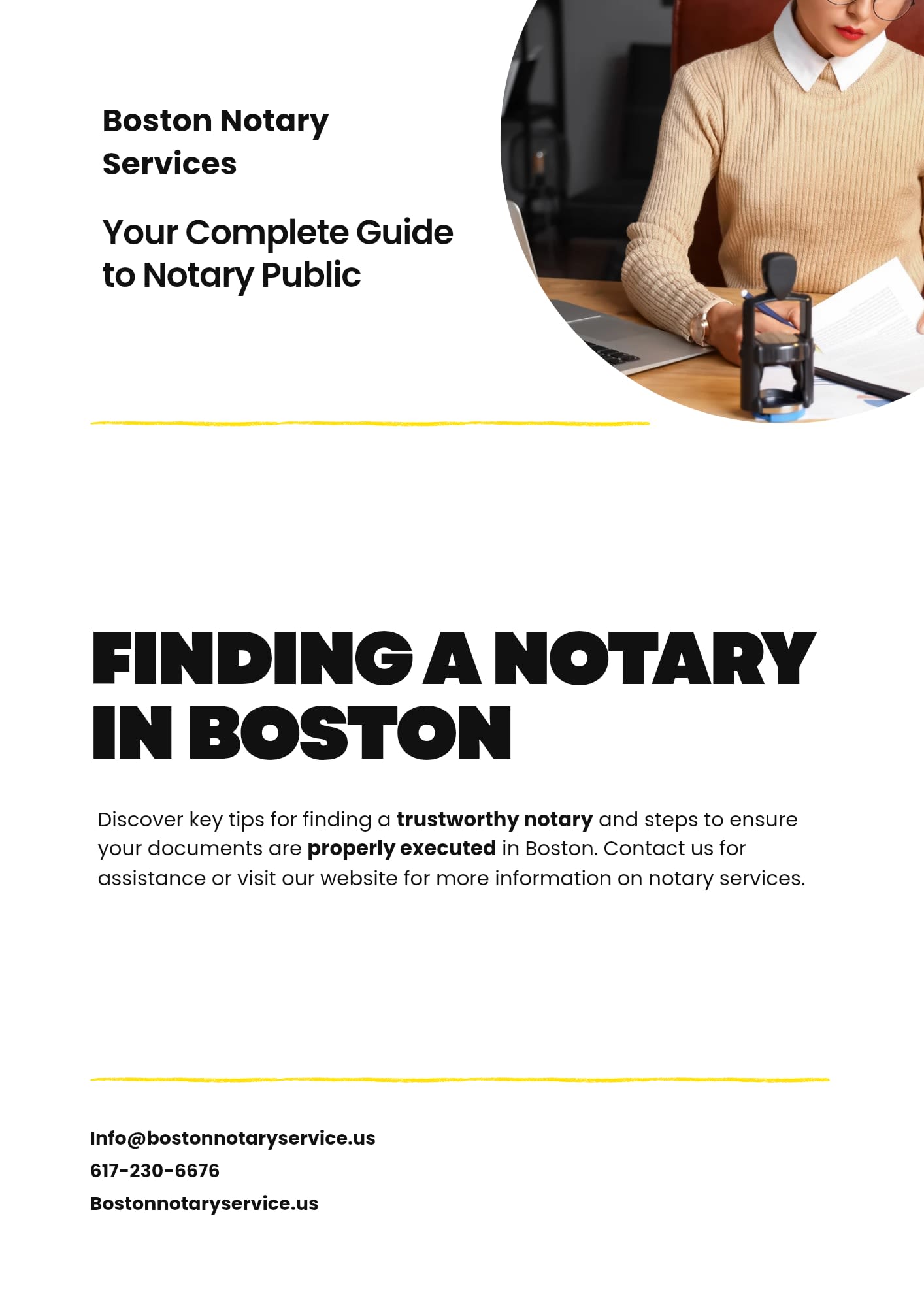 Your Complete Guide to Finding and Using a Notary Public in Boston, MA