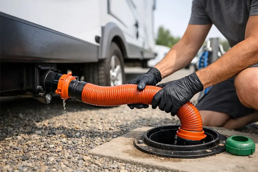 How to Use RV Dump Station Without the Mess