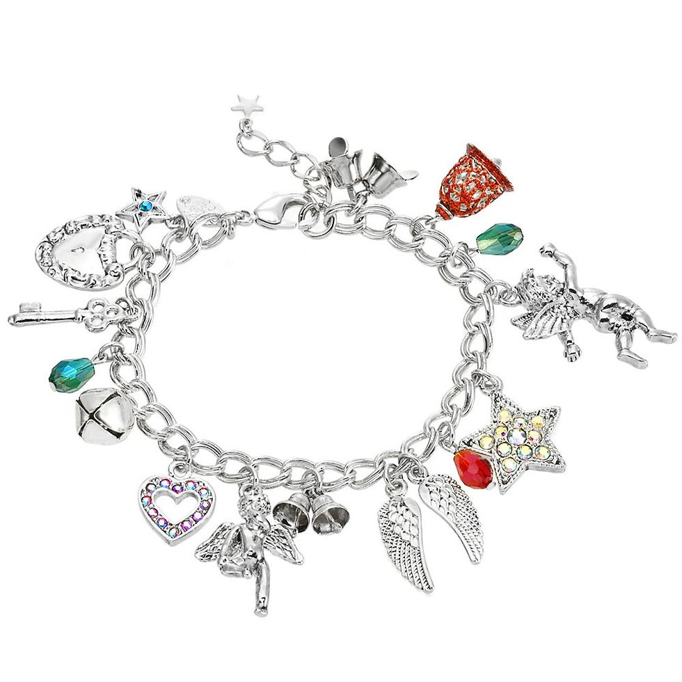 Thumbnail: Kirks Folly A Bell Rings and an Angel Gets Its Wings Charm Bracelet SST