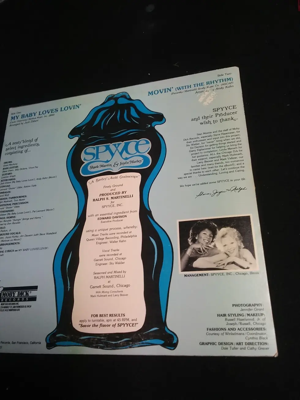 Thumbnail: LP Spyyce My Baby Loves Lovin 1983 Moby Dick