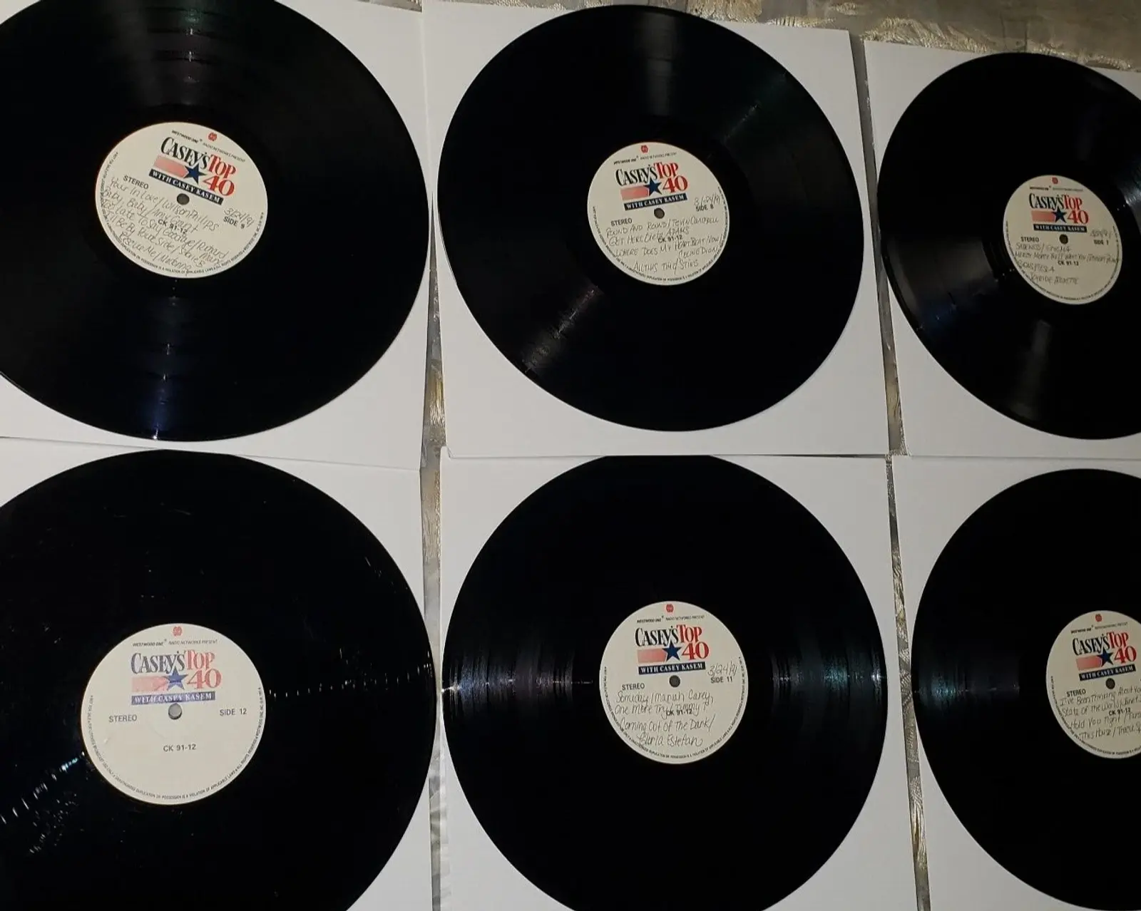 2 Casey Kasem American Top 40 Vinyl 1991