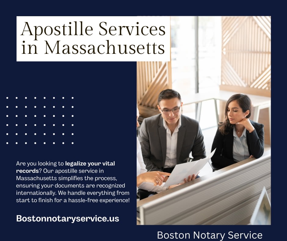 Apostille Service in Massachusetts: Your Key to Legalizing Vital Records