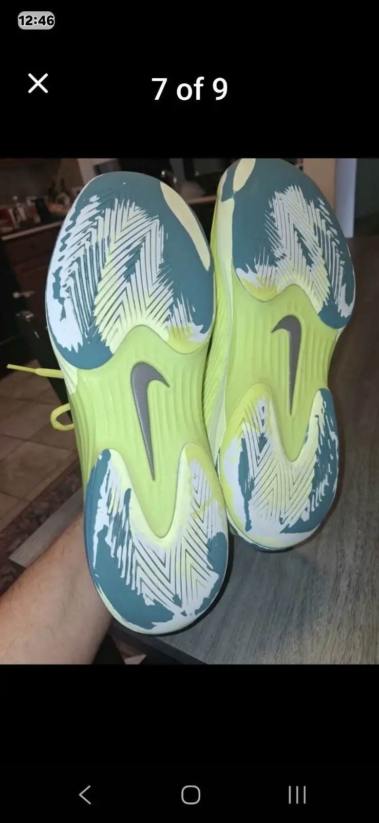 Thumbnail: Men's Size 10.5  NikeCourt Air Zoom Vapor 12 Premium HC