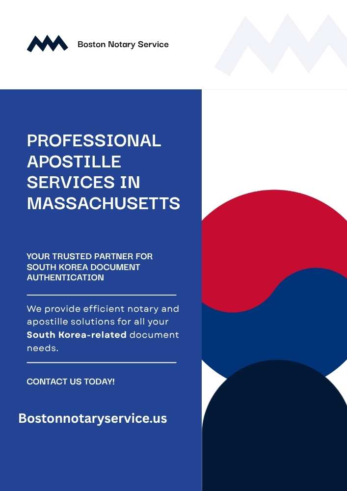 How to Apostille South Korea Documents — Services by Boston Notary Service (BNS)