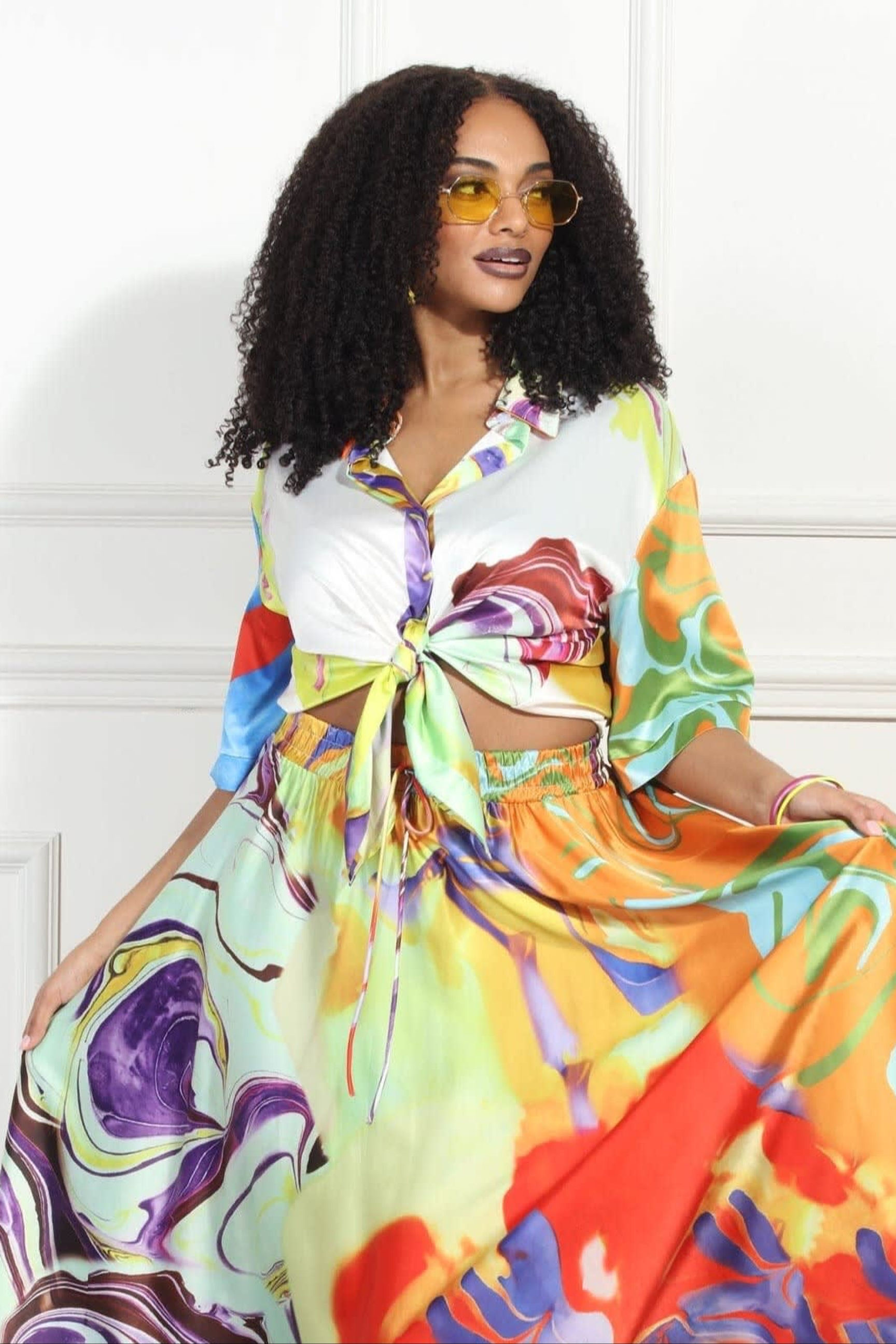 LUXE MODA LM-322, 2PC TOP & Skirt