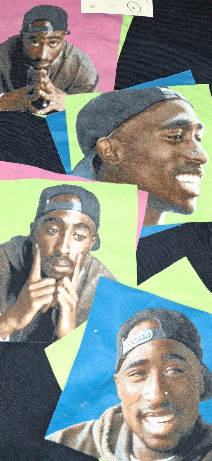 Thumbnail: Men's Extra Large XL T Shirt Tupac Shakur Poetic Justice Black