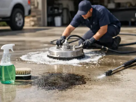 Concrete Oil Spot Cleaning Service Explained