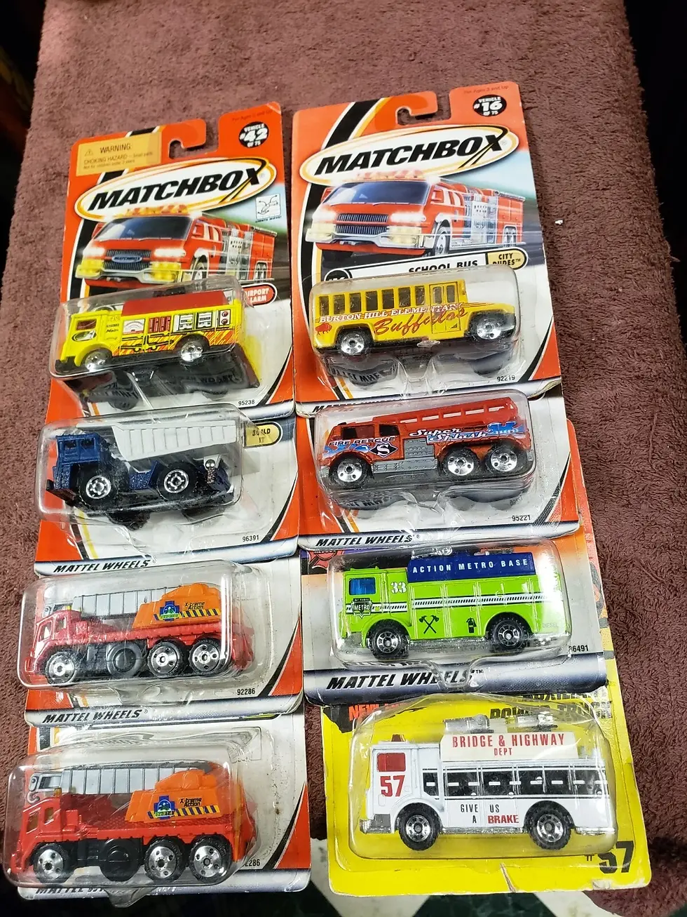 Thumbnail: 8pc Matchbox Diecast Emergency Rescue Trucks