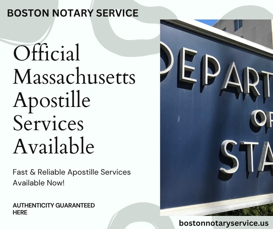 Massachusetts Apostille & Authentication Services | Department of State | www.state.gov