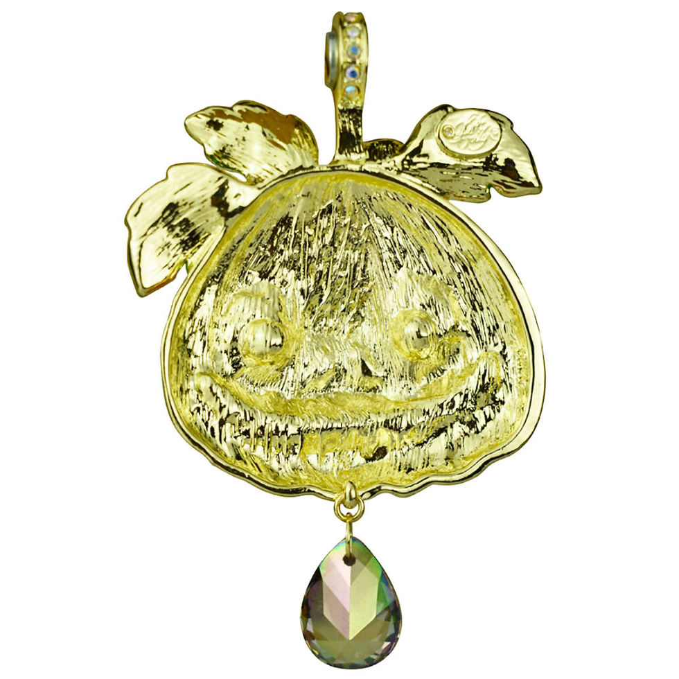 Thumbnail: Kirks Folly Drusilla Vampire Pumpkin Magnetic Enhancer goldtone