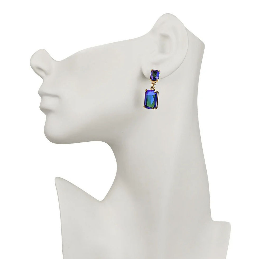 Thumbnail: Kirks Folly Regal Radiance Pierced Earrings goldtone