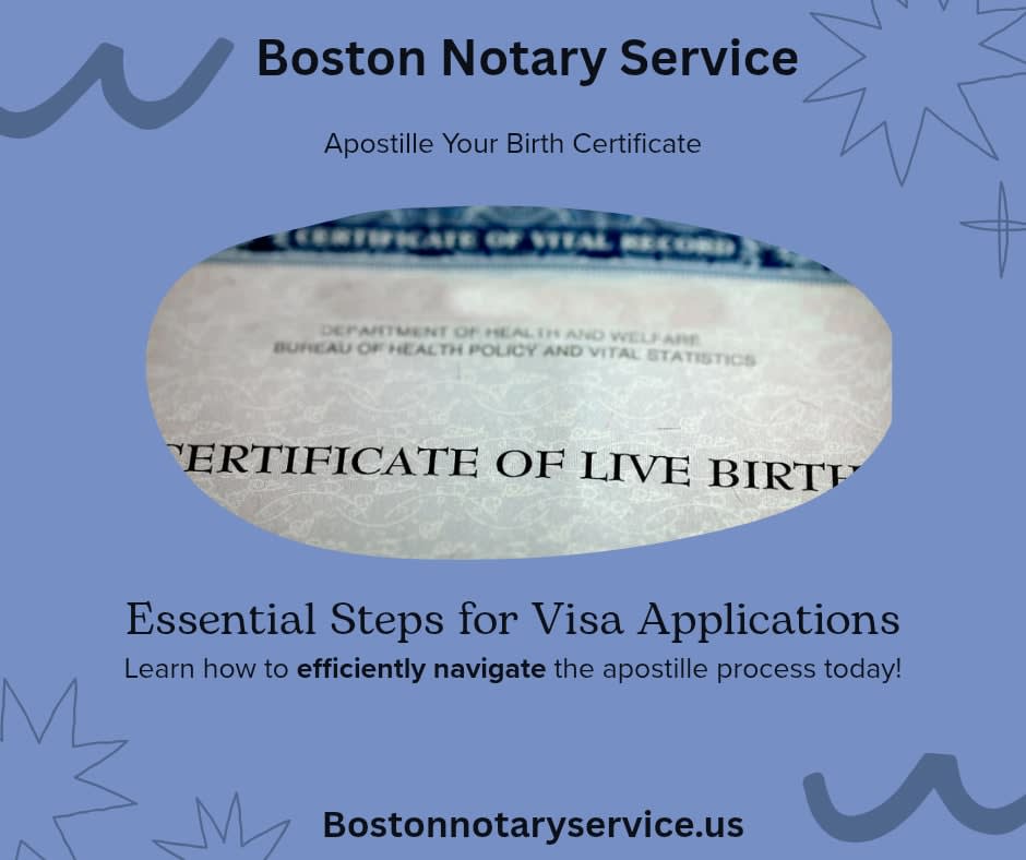 Birth Certificate Apostille for Visa Applications: A Step-by-Step Guide