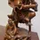 Thumbnail: Chinese Wood Carved Man & Boy Fish Statue