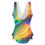 Thumbnail: Cloudy with a chance of Pride  Ruffle Edge Cross-Front One Piece Swimsuit