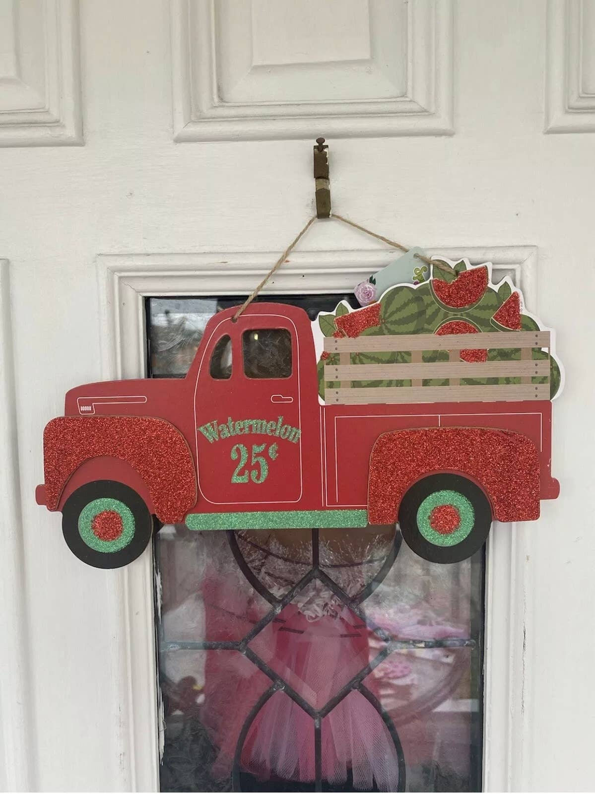 Watermelon Truck Sign | Red Truck Sign | Country Farmhouse Sign | Red Truck