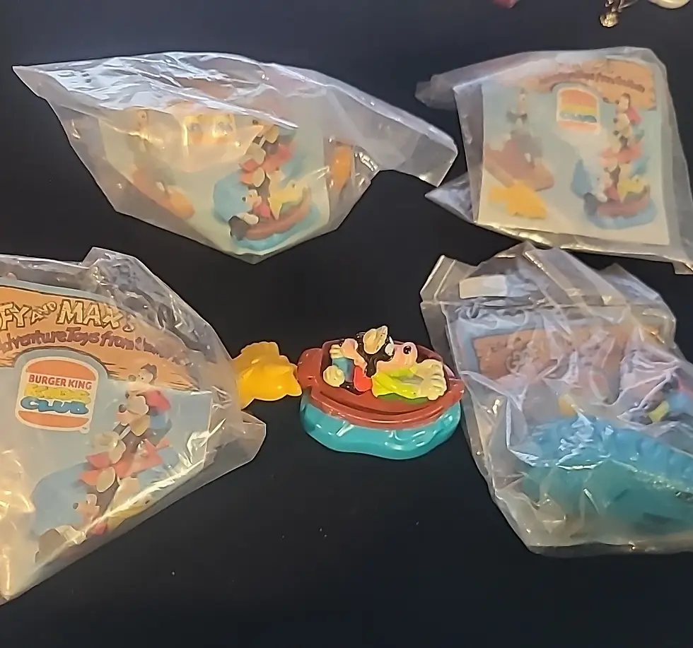 Thumbnail: 5 1995 BK Disney Goofy & Max Adventure Toys