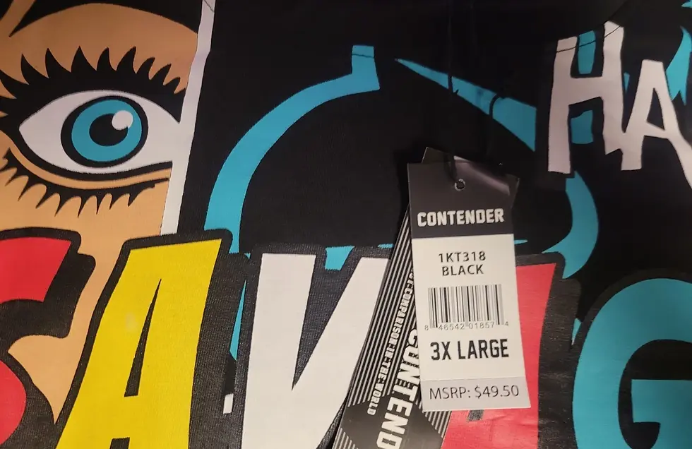 Thumbnail: Contender Savage Comic Pop Art Tee Size 3X