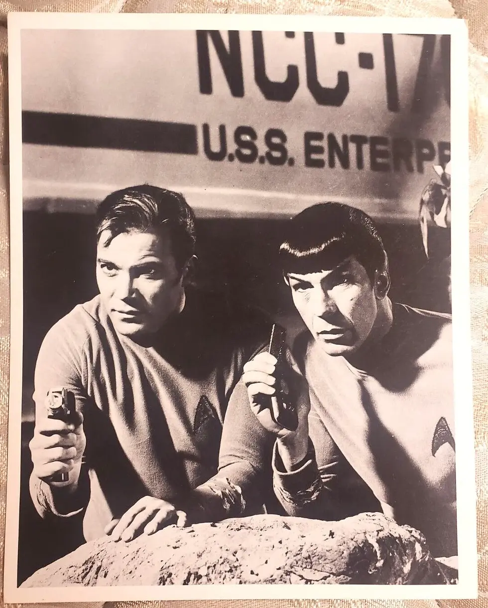 Thumbnail: 8 Star Trek 8x10 B&W Enterprise Photos