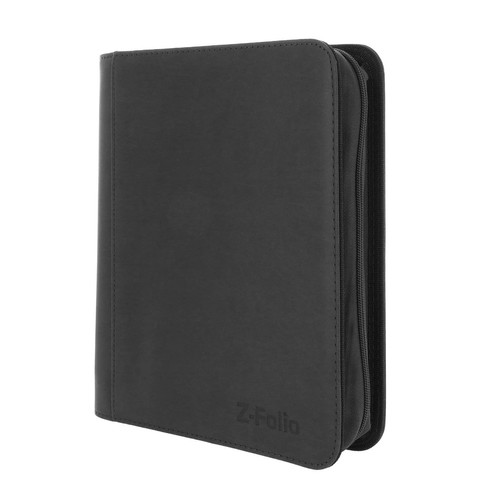 Z-Folio 4-Pocket LX Album - Toploaders - Black | Tony Zirkle Cards