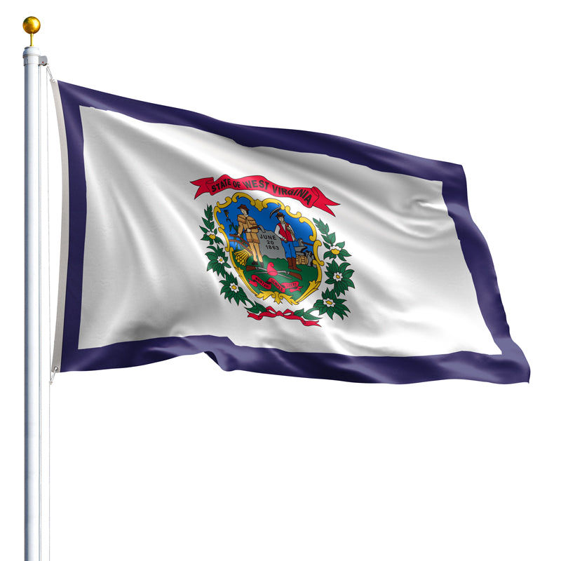 West Virginia State Flag – Wholesale (12+ units)