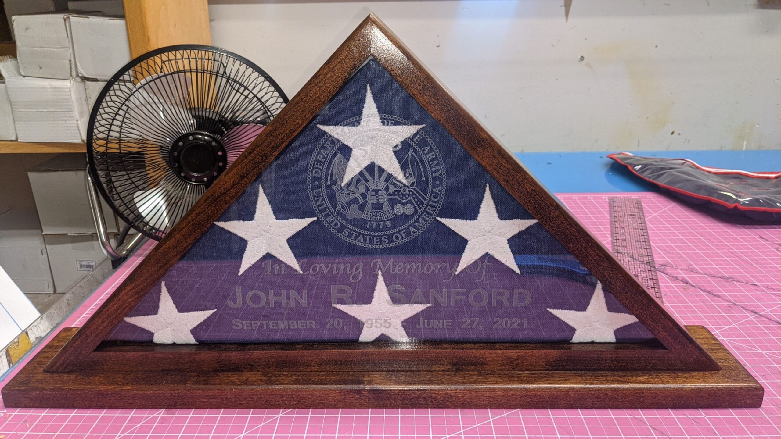 Memorial Flag Case