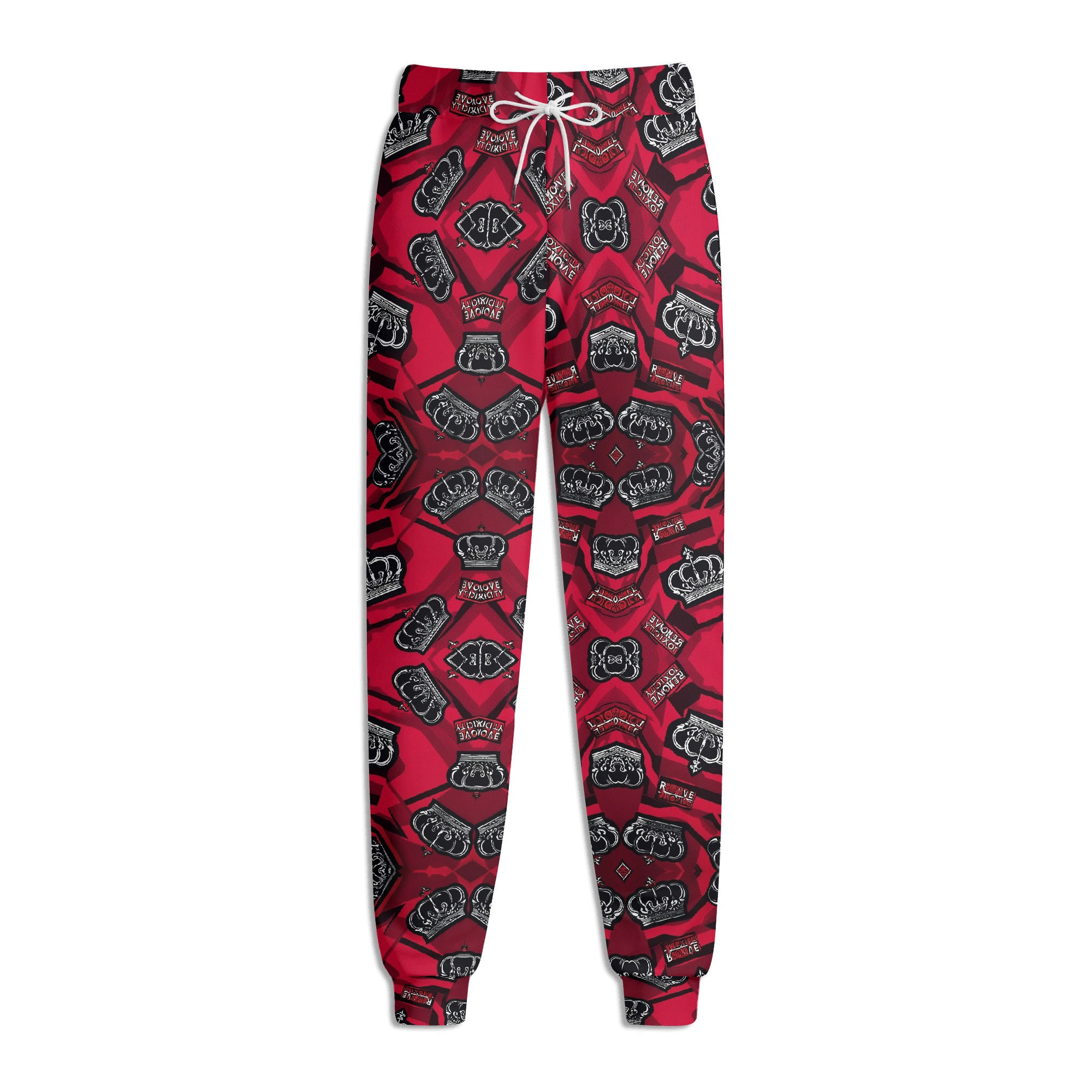 Remove Toxicity Red Joggers