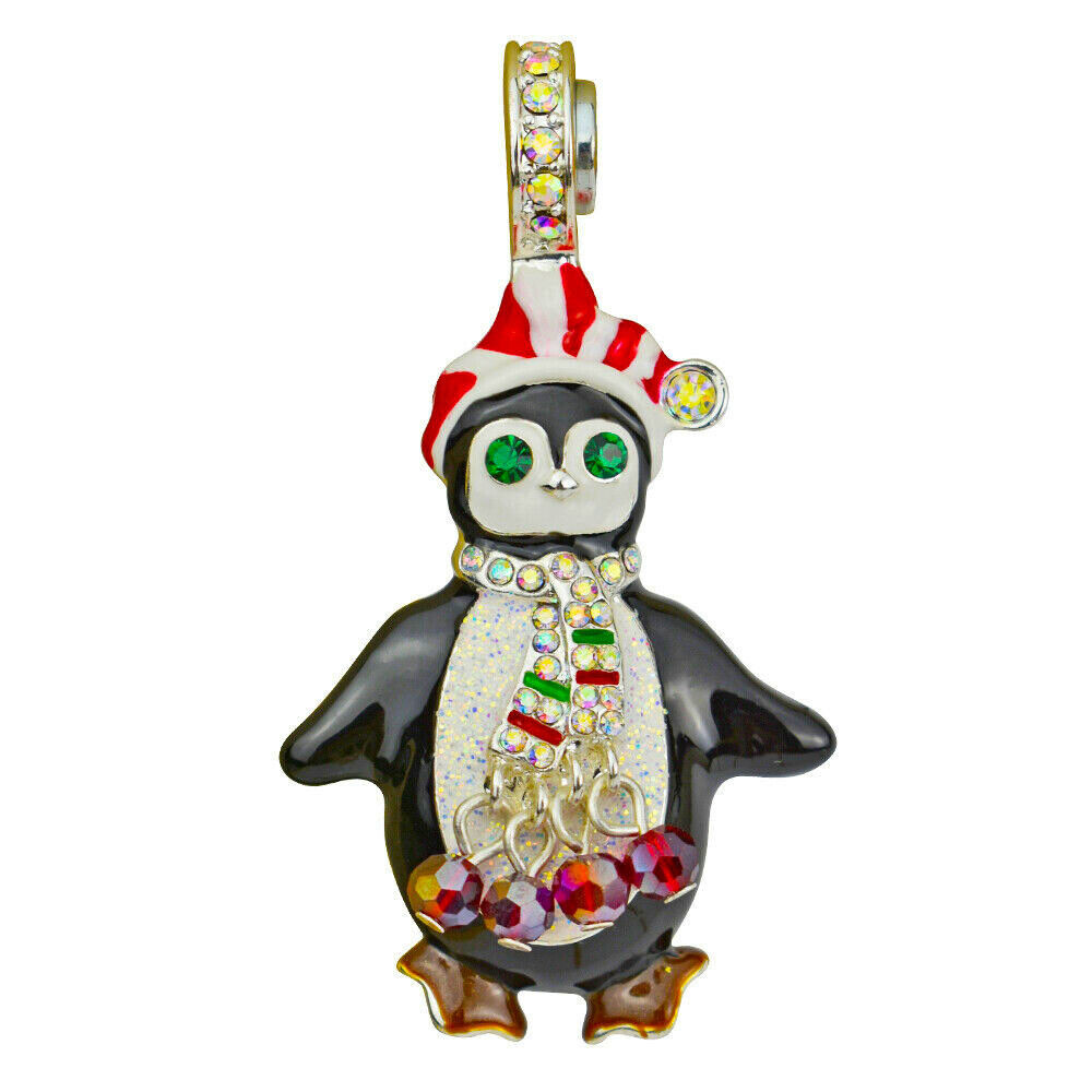 Kirks Folly Playful Penguin Magnetic Enhancer goldtone