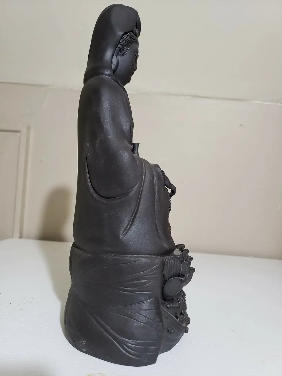 Thumbnail: Sitting Goddess Quan Yin Statue 13in