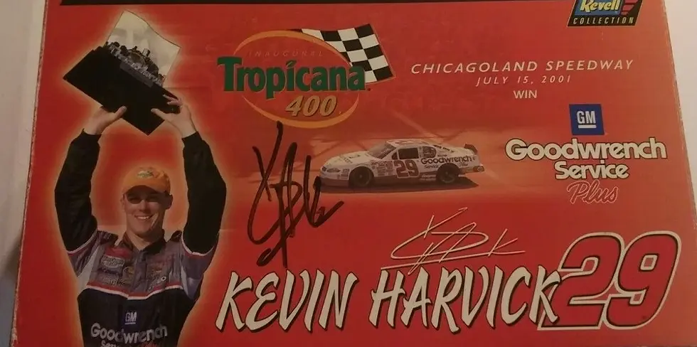 Thumbnail: Autographed Revell Kevin Harvick #29 Car